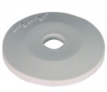 Prstenec plast šedý  H 5mm  D 37mm